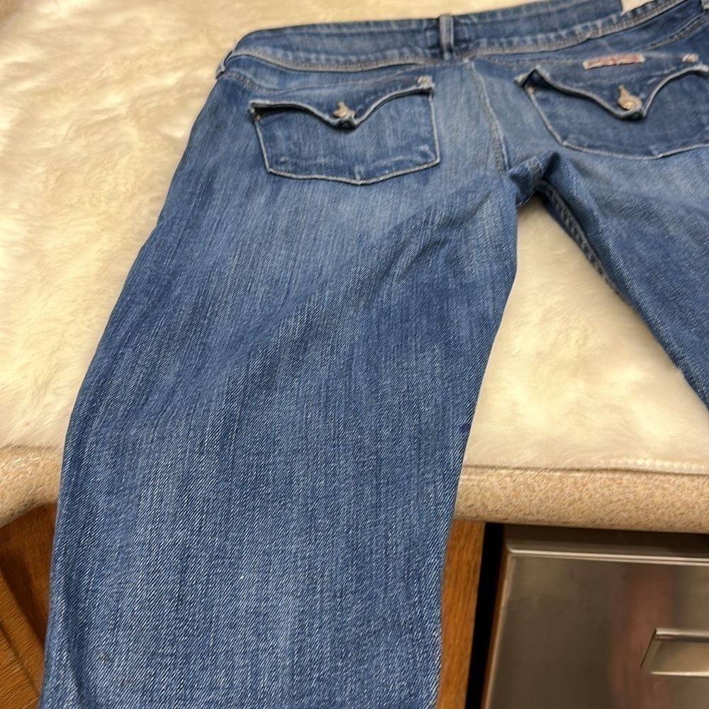 Hudson super model Colin skinny Jean size 28 one button missing and paint stains - Picture 12 of 14